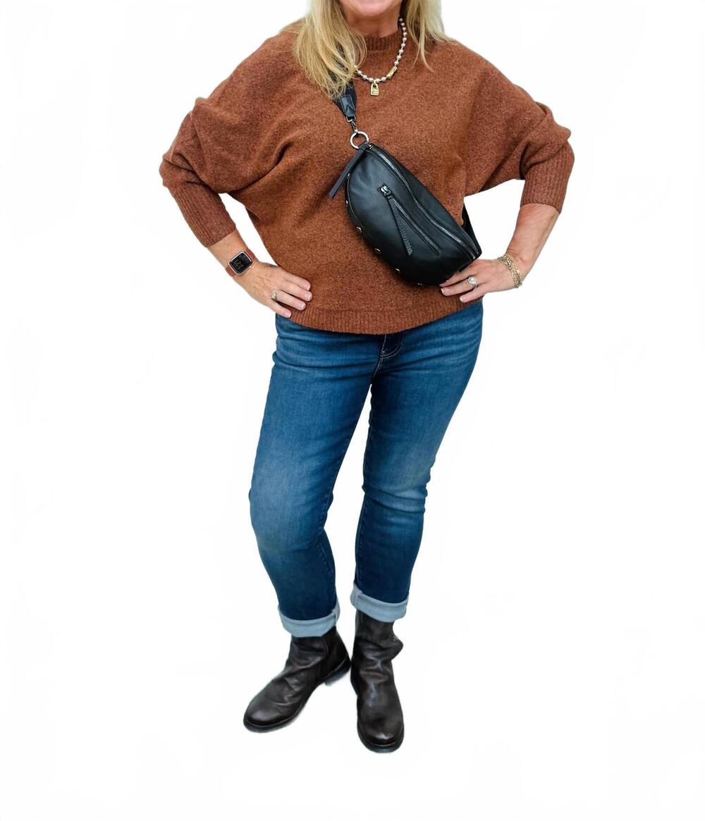 NEW KERISMA women's relaxed sweater in bonfire